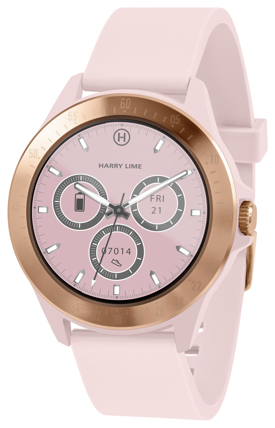 Buy Harry Lime Pink and Rose Gold Colour Fashion Smart Watch | Smart watches  | Argos