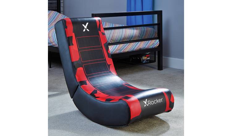 X Rocker Video Rocker Junior Gaming Chair - Red Camo Edition