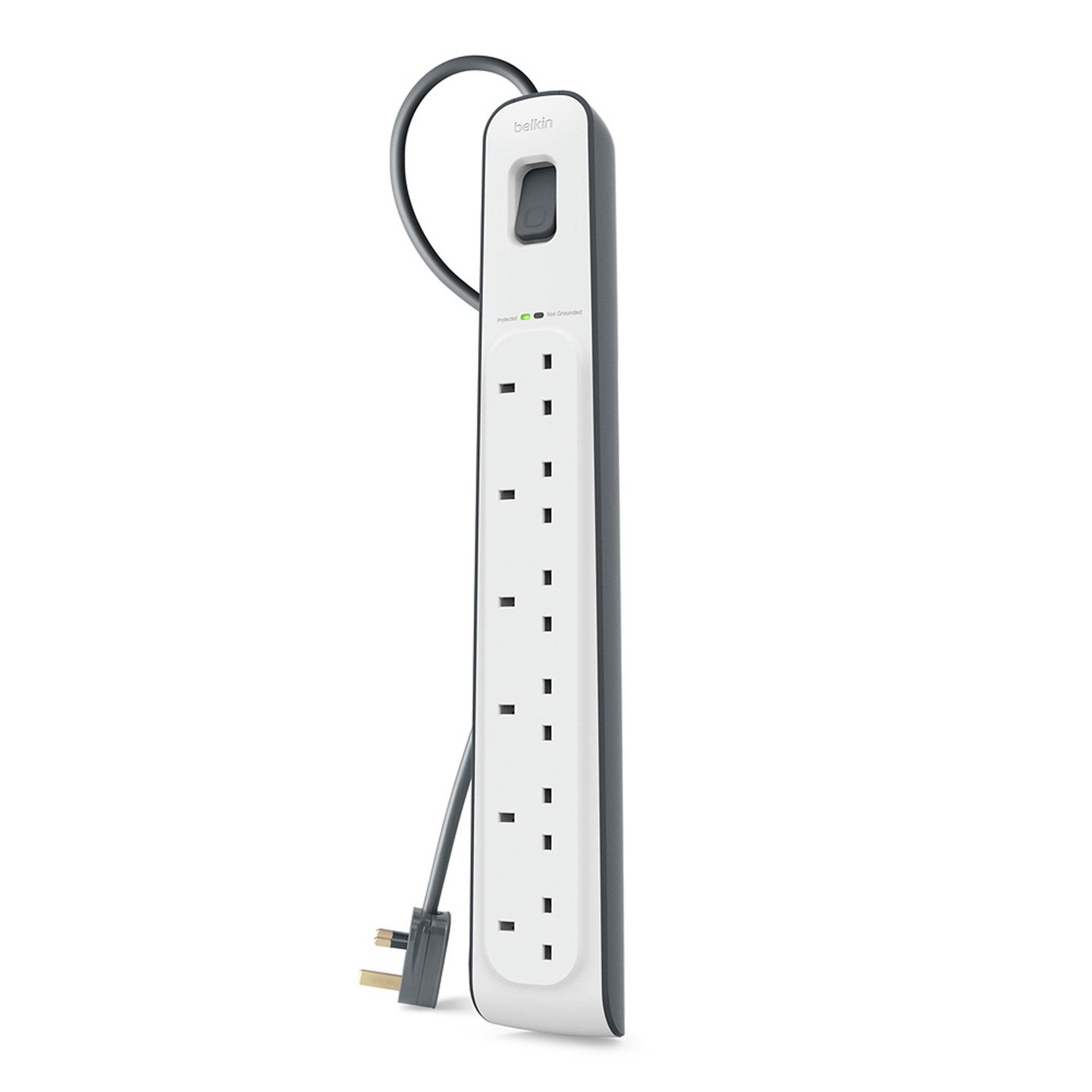 Belkin 6 Socket 2m Surge Protected Extension Lead