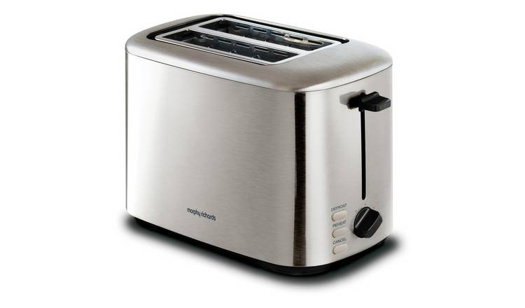 Buy Cookworks 2 Slice Toaster - Brushed Stainless Steel | Toasters | Argos