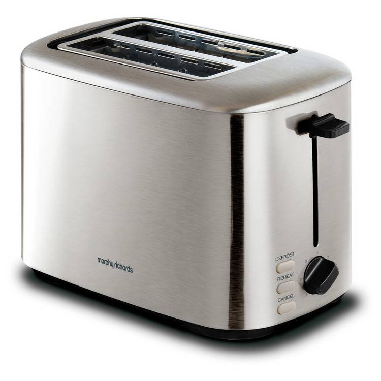 Morphy Richards 222067 Equip 2 Slice Toaster - Brushed 0