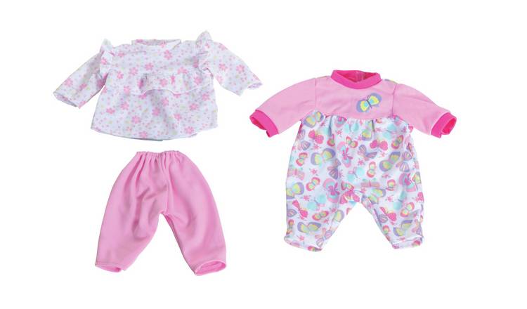Doll Clothes Chad Valley 4 Baby Doll Outfits Set.40CM ou 16 in environ 40.64 cm 