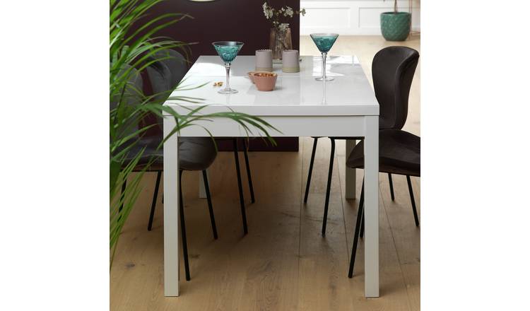 Buy Argos Home Lyssa Extending 4 6 Seater Dining Table White Dining tables Argos