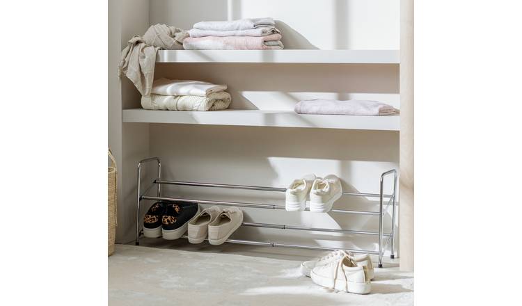 Argos extendable shoe rack new arrivals