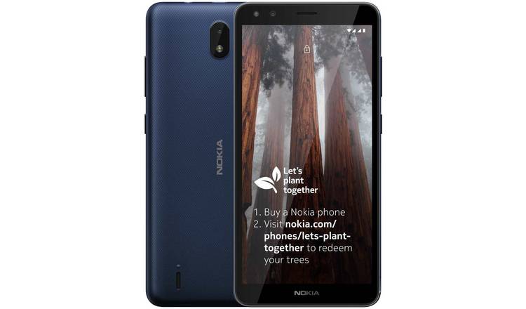 SIM Free Nokia C01 Plus Mobile Phone - Blue