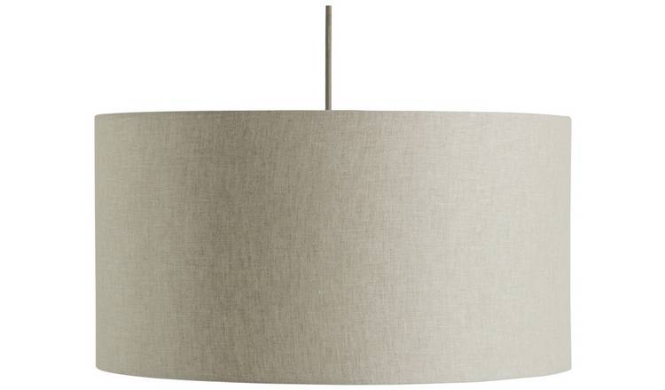 Linen drum store light fixture