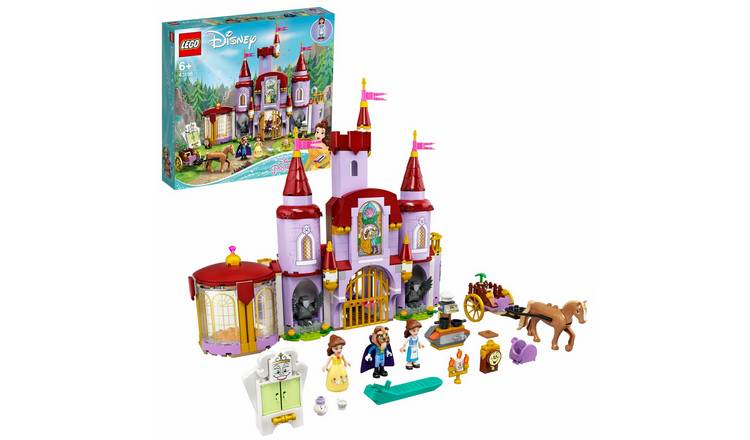 LEGO Disney Belle and the Beast's Castle Building Toy 43196