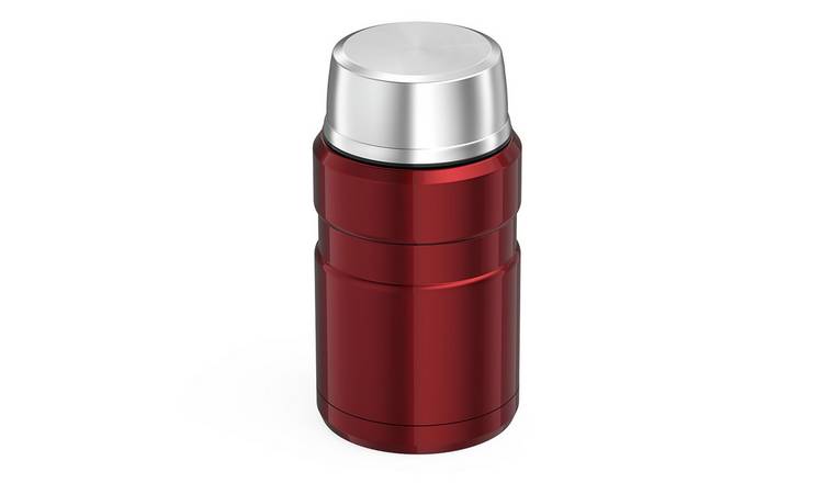 New THERMOS ThermoCafe Vacuum Insulated Travel Cup 200ml Coffee Cup Black  Red