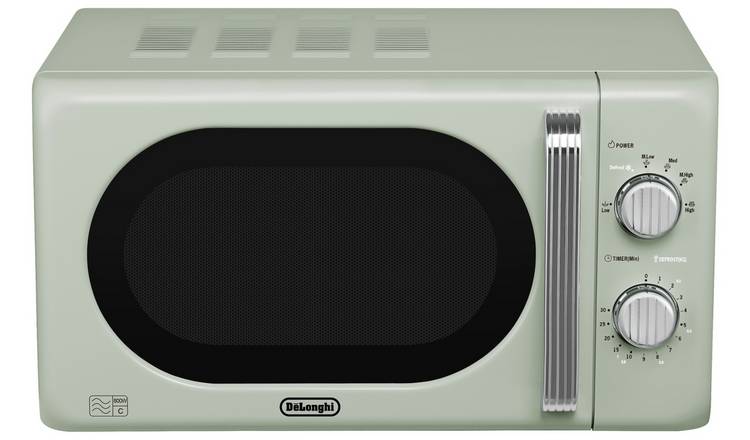 Buy De Longhi Argento Flora 800W Standard Microwave Sage Green