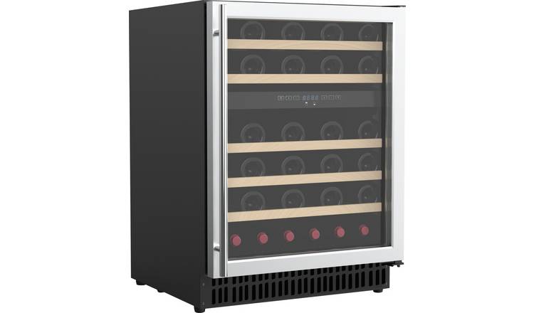 Buy Bush Bewcdz46 Dual Zone Wine Fridge Stainless Steel Fridges Argos