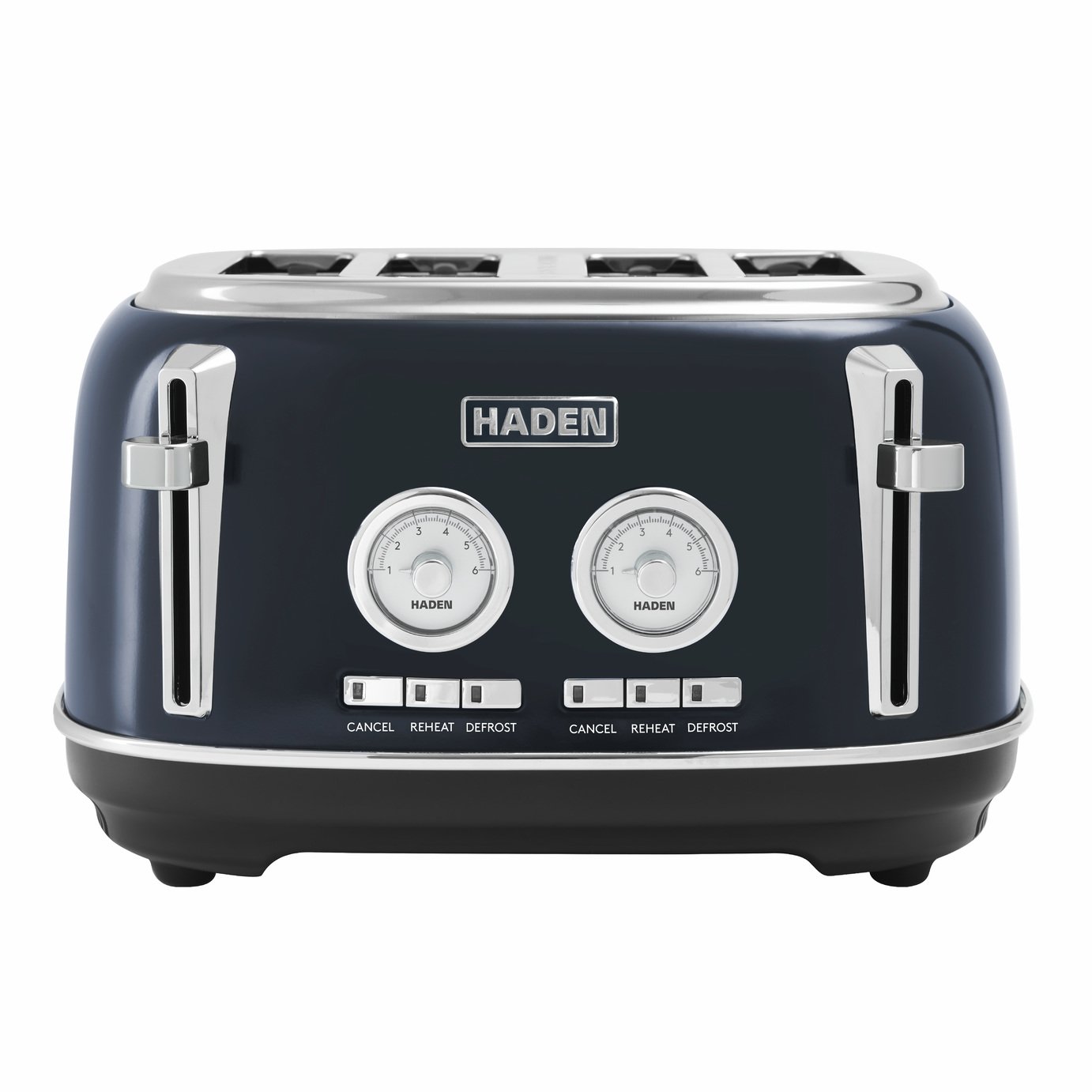 Haden 203610 Jersey 4 Slice Toaster - Blue