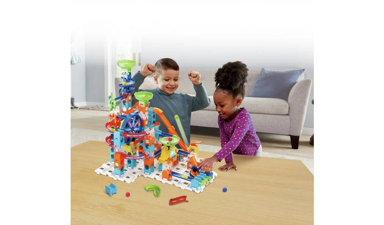 VTech Marble Rush Starter Set Kids Toy, Color-Coded Blocks, 33