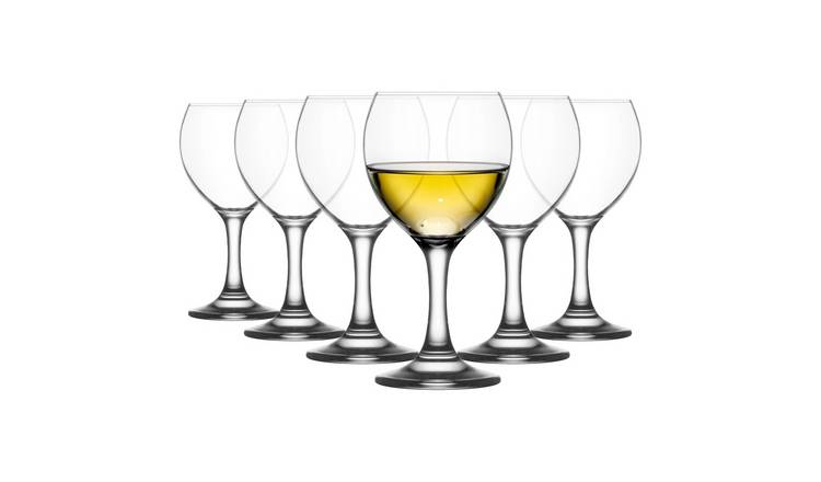 LAV Misket White Wine Glasses -  Pack of 6 - 210ml