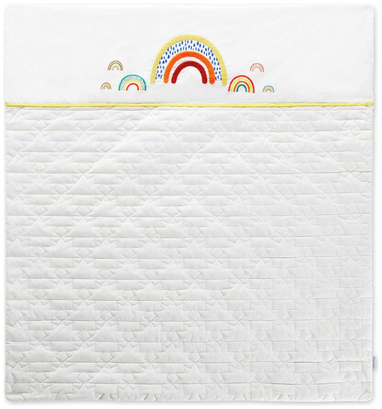 Ickle Bubba Kids Rainbow Cotton Cot Quilt review