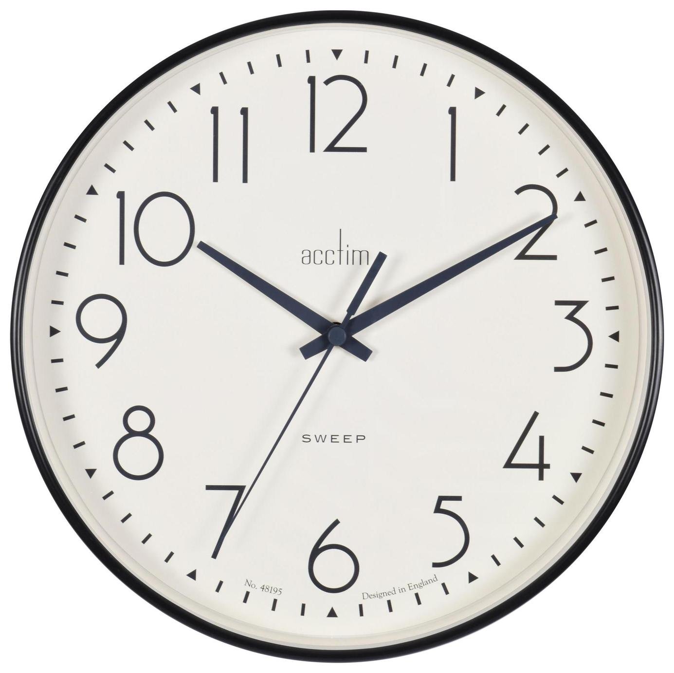 Acctim Earl 25cm Sweep Wall Clock