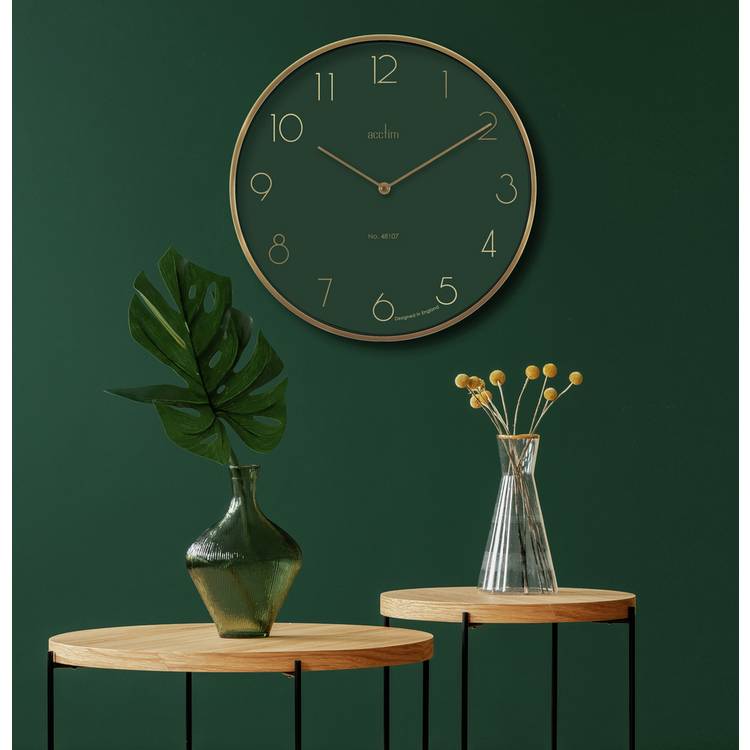 Acctim Madison 35cm Metal Wall Clock 0