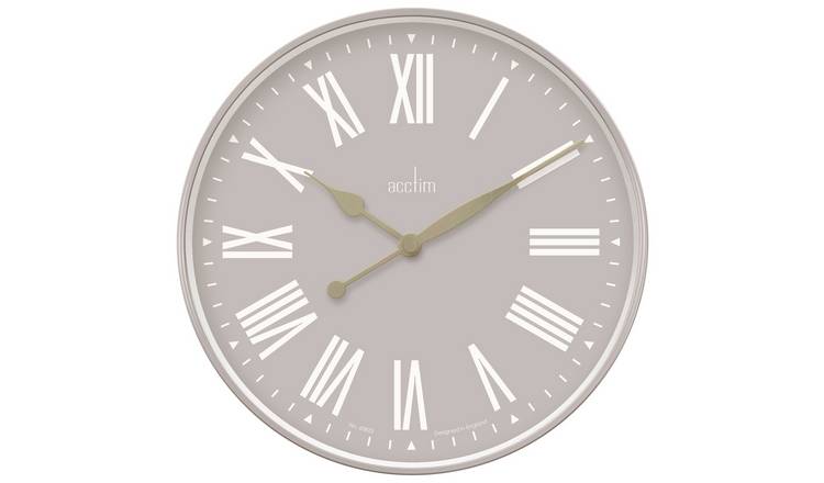 Buy Acctim Northfield 50cm Wall Clock Taupe Clocks Argos