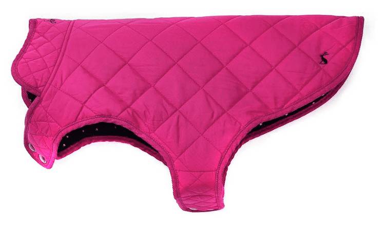 Buy Joules Diamond Quilted Pet Coat Pink Small Dog clothing and accessories Argos