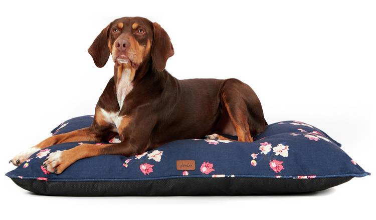 Joules Iconic Floral Print Dog Mattress  - Large