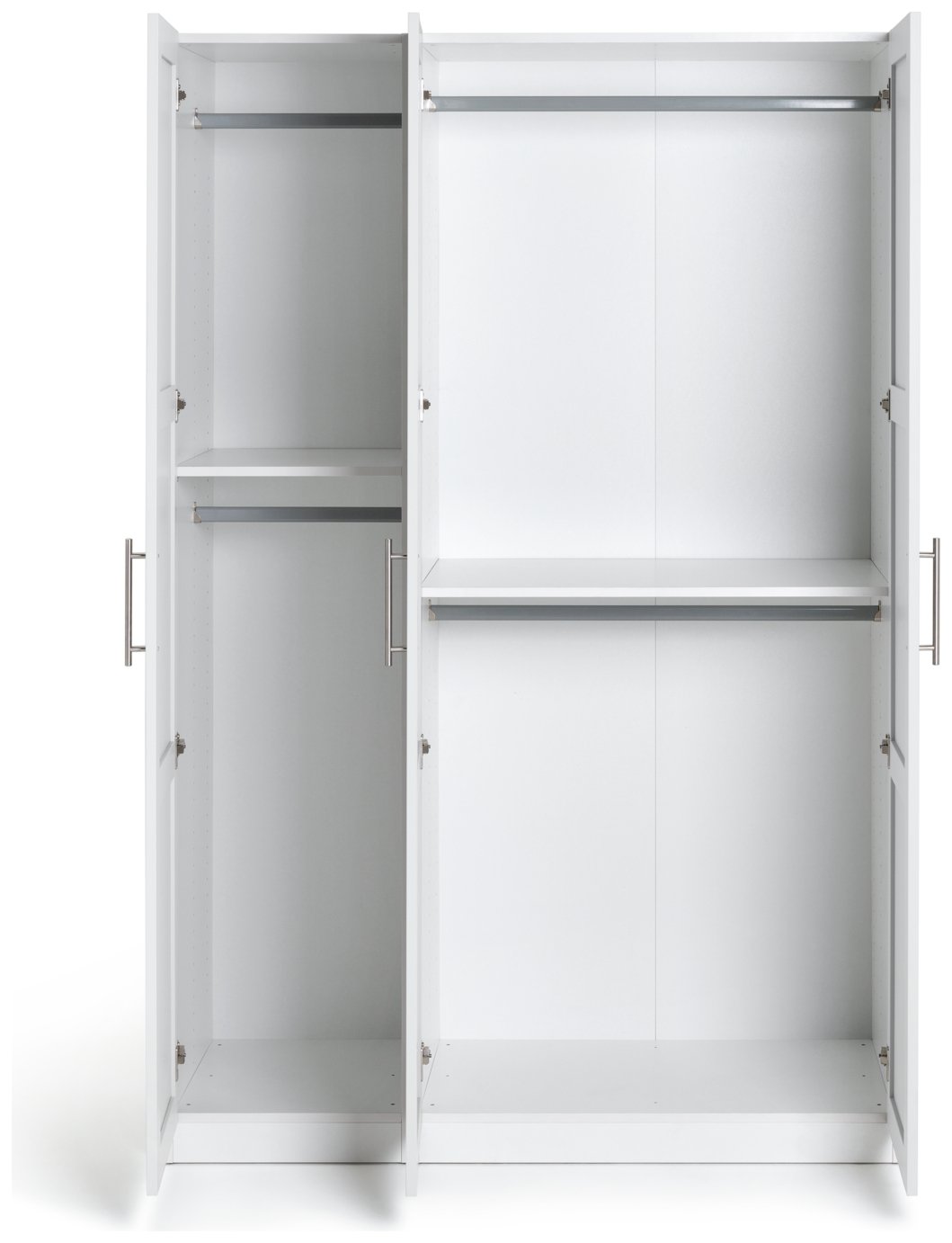 white0327　3個セット Buy Habitat Munich Panelled 3 Door Wardrobe - White | Wardrobes