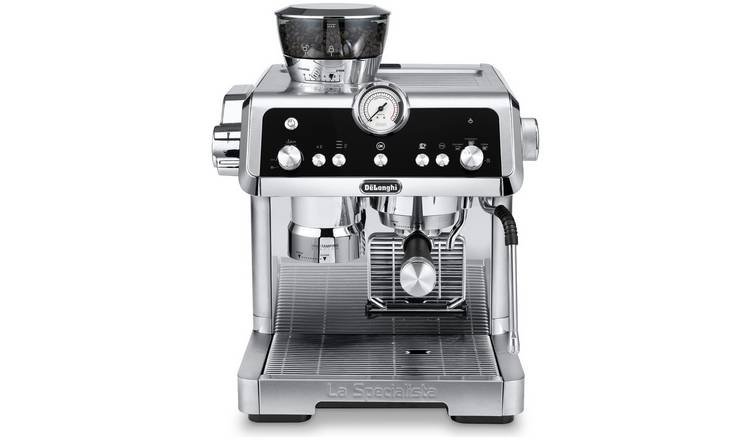 De'Longhi Rivelia Automatic Compact Bean to Cup Coffee Machine, Grey Blue