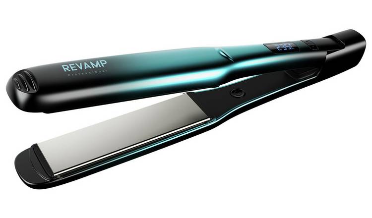 Buy Revamp Progloss Wide Ultra X Shine Ceramic Hair Straightener | Hair  straighteners | Argos