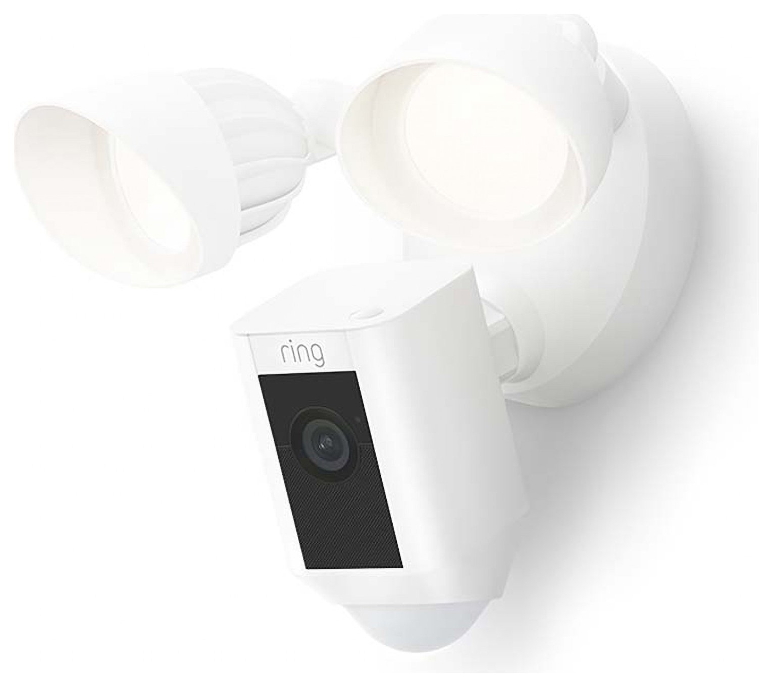 Ring Floodlight Wired Plus Cam Security Camera CCTV - White