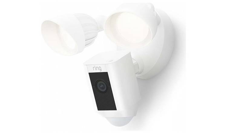 Ring Floodlight Wired Plus Cam - White