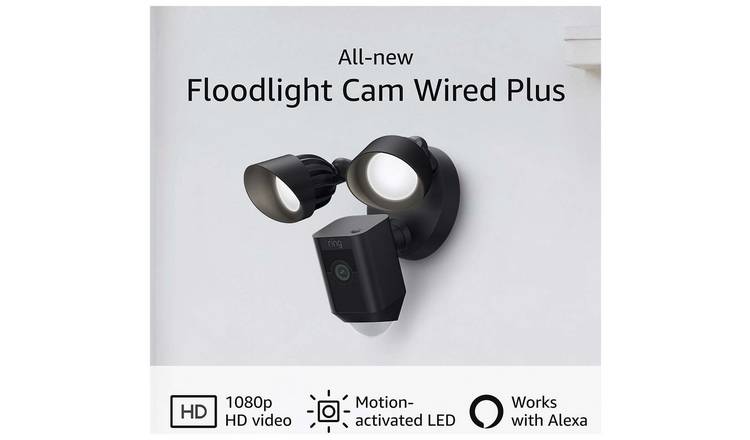 Blink Outdoor + Floodlight, Camera System with Floodlight Mount, White, MY Smart Home Shop, Security Camera