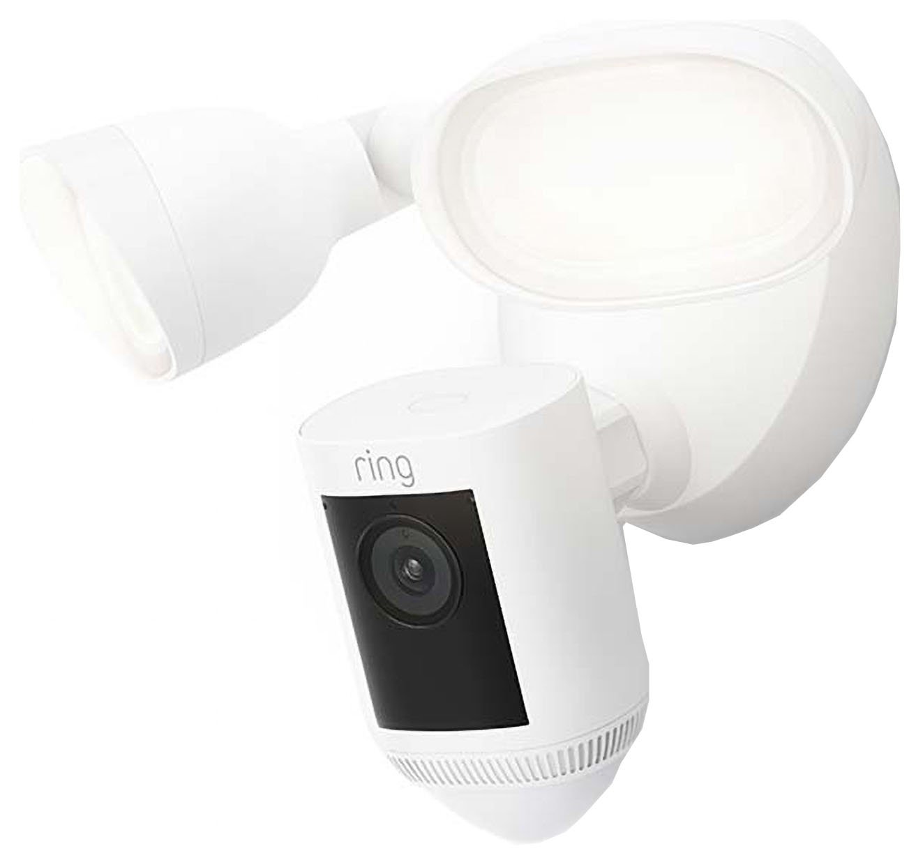Ring Floodlight Wired Pro Cam Security Camera CCTV - White