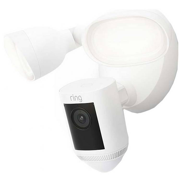Ring Floodlight Wired Pro Cam Security Camera CCTV - White 0