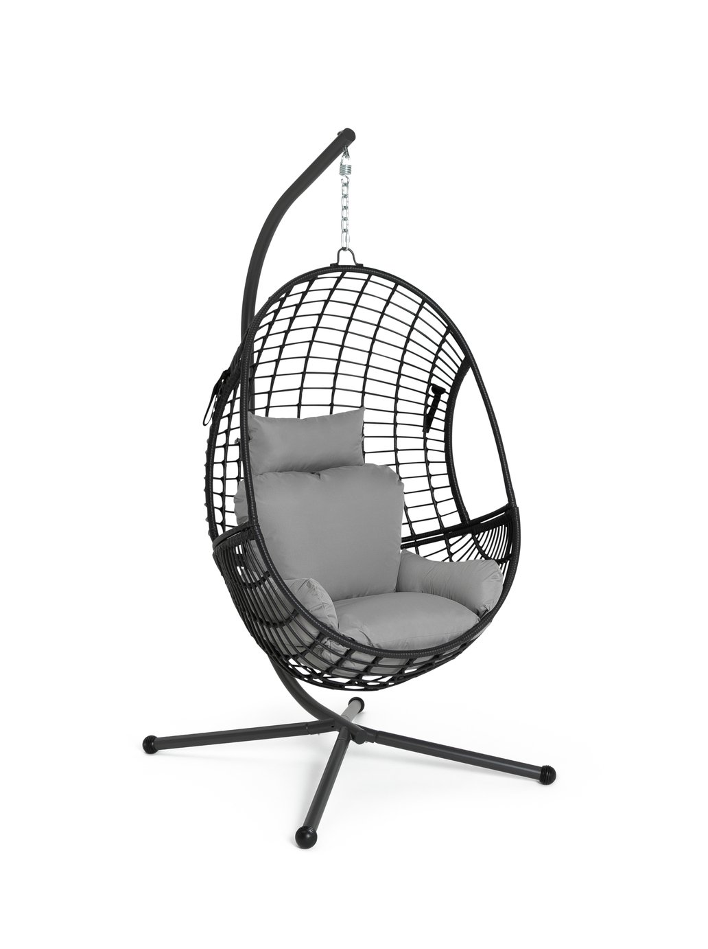 Argos Home Jaye Hanging Egg Chair - Black