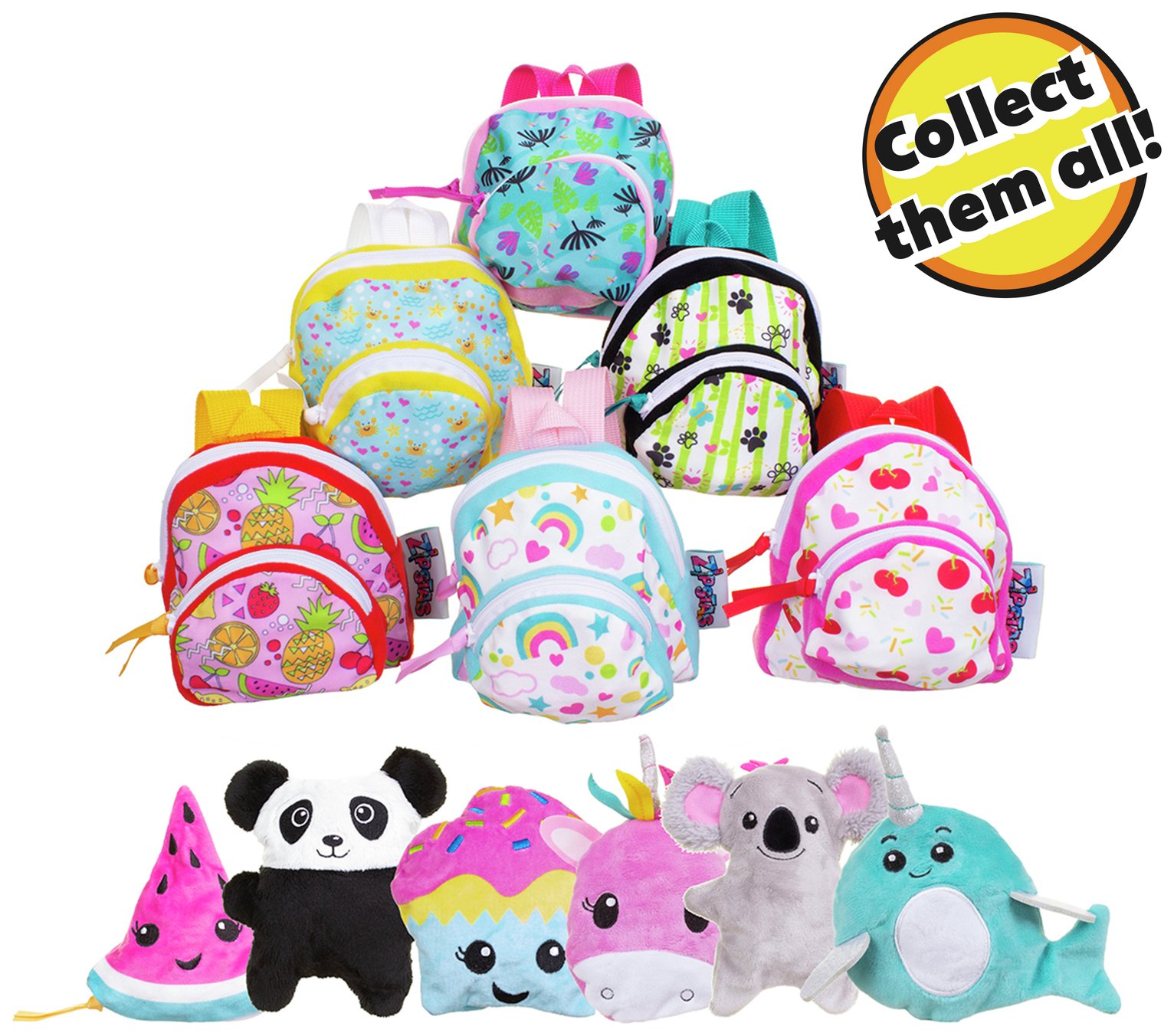 Zipstas Babies 2 in 1 Reversible Girls Backpack to Soft Toy review