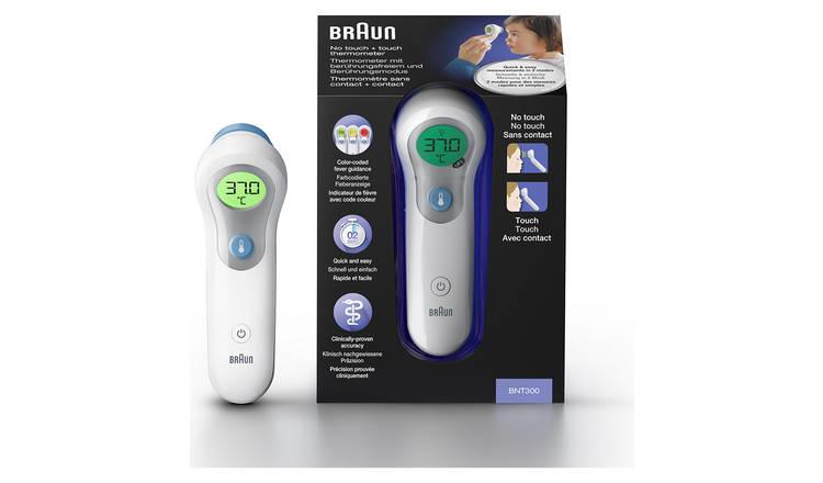 Braun 2 in 1 Non Contact Forhead Thermometer-NTF3000