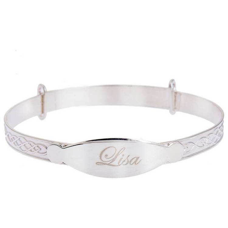 Revere Kid's Personalised Expandable ID Baby Bangle 0