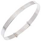 Silver baby cheap bangle argos