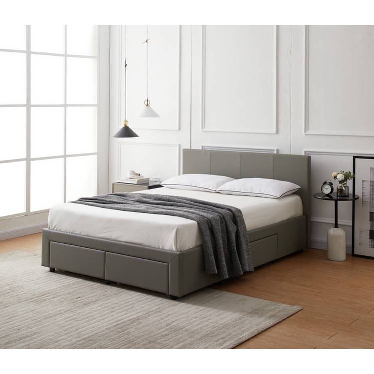 Argos Home Lavendon 4 Drawer Double Bed Frame - Grey 0