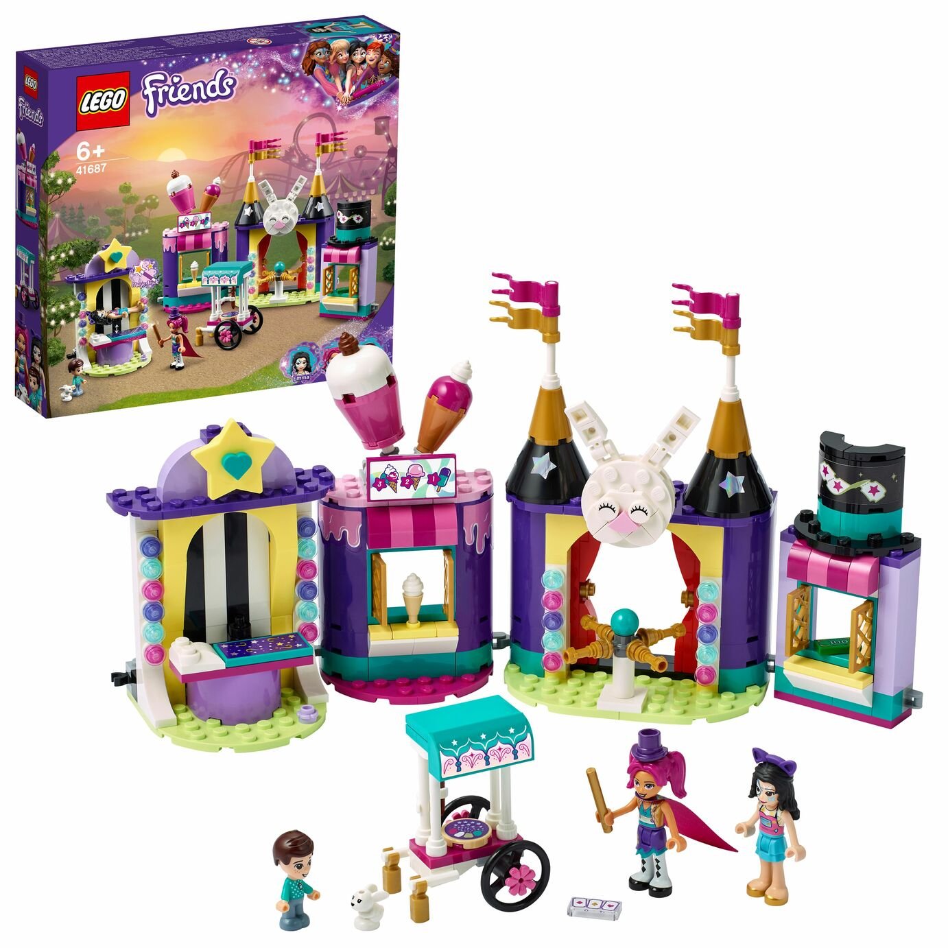 LEGO Friends Magical Funfair Stalls Fairground Set 41687 review