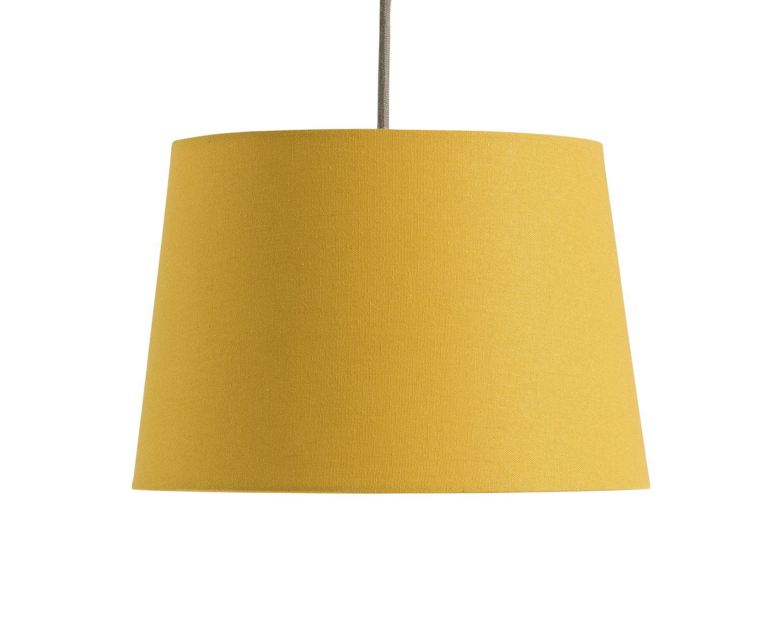 Habitat 30cm Textured Taper Shade - Ochre