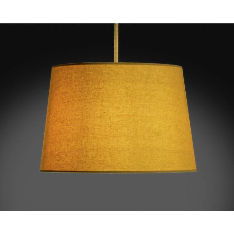 Habitat Mustard Textured Easy Fit Tapered Lampshade - 30cm 0