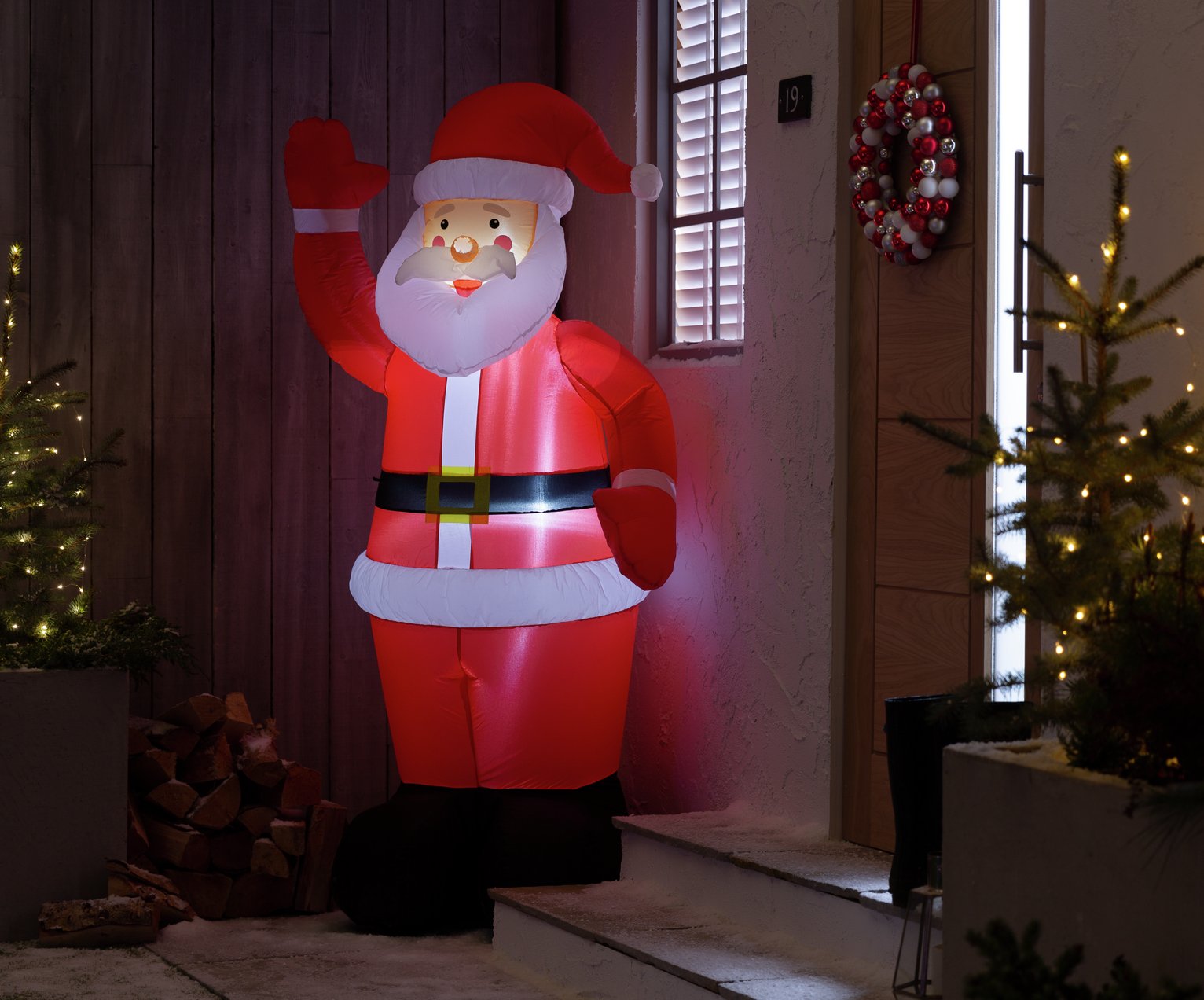 Argos Home Inflatable Santa Christmas Decoration