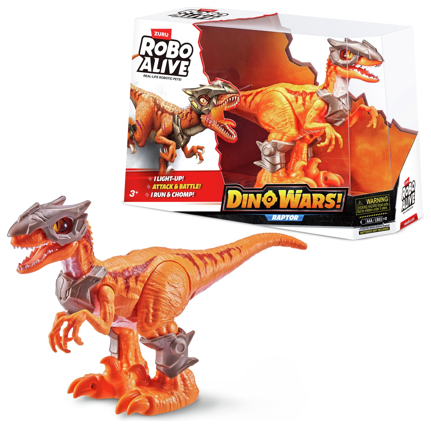 Zuru Robo Alive Dino Wars Raptor Playset review