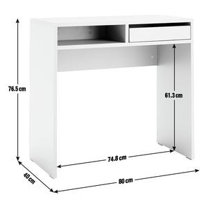 Buy Habitat Pepper 1 Drawer Desk Grey Desks Argos
