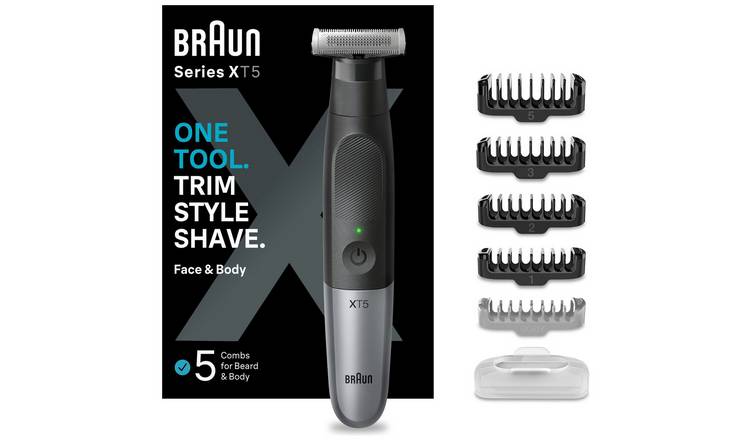 Buy Braun Series XT5 Face and Body Trimmer XT5100, Mens electric shavers