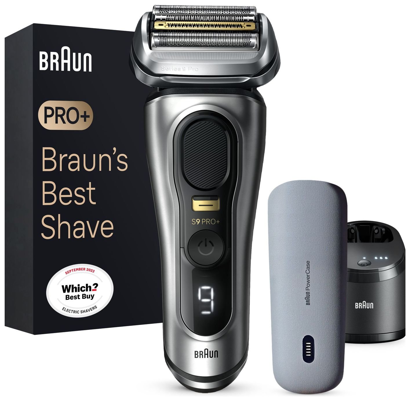 Braun Series 9 Pro Electric Shaver with Charging Case 9477cc