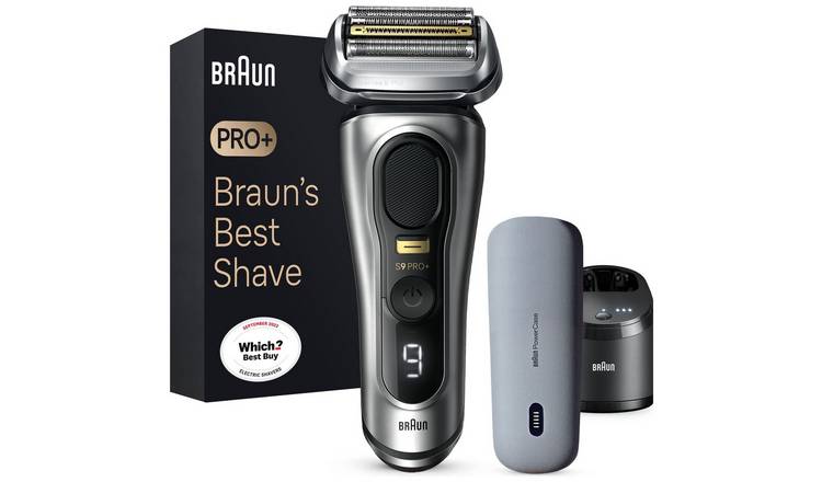 Buy Braun Series 9 Pro Electric Shaver with Charging Case 9477cc, Mens  electric shavers