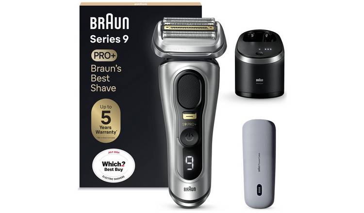 Buy Braun Series 9 Pro Electric Shaver with Charging Case 9477cc, Mens  electric shavers