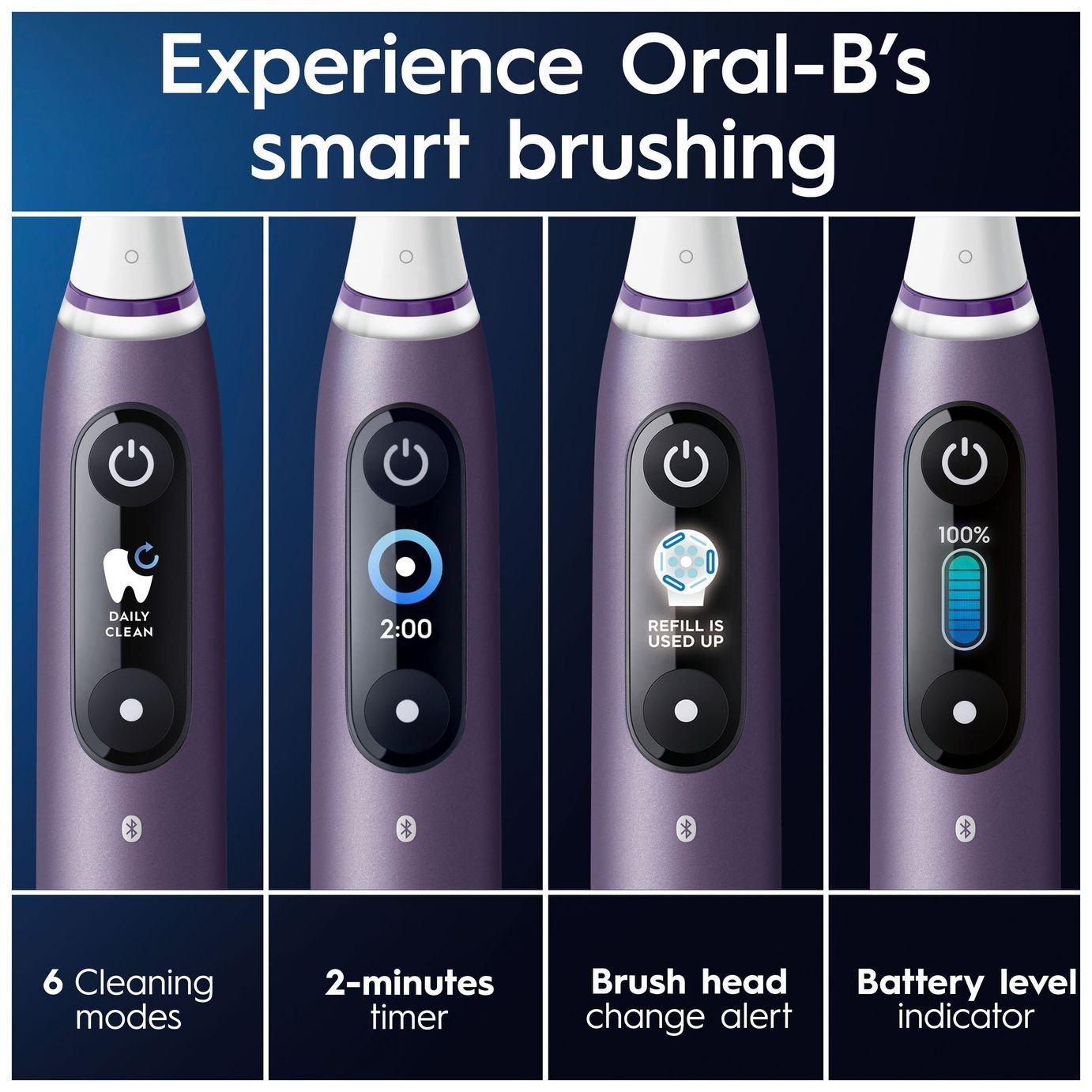 Buy Oral-B iO Series 8 Electric Toothbrush - Purple | Electric