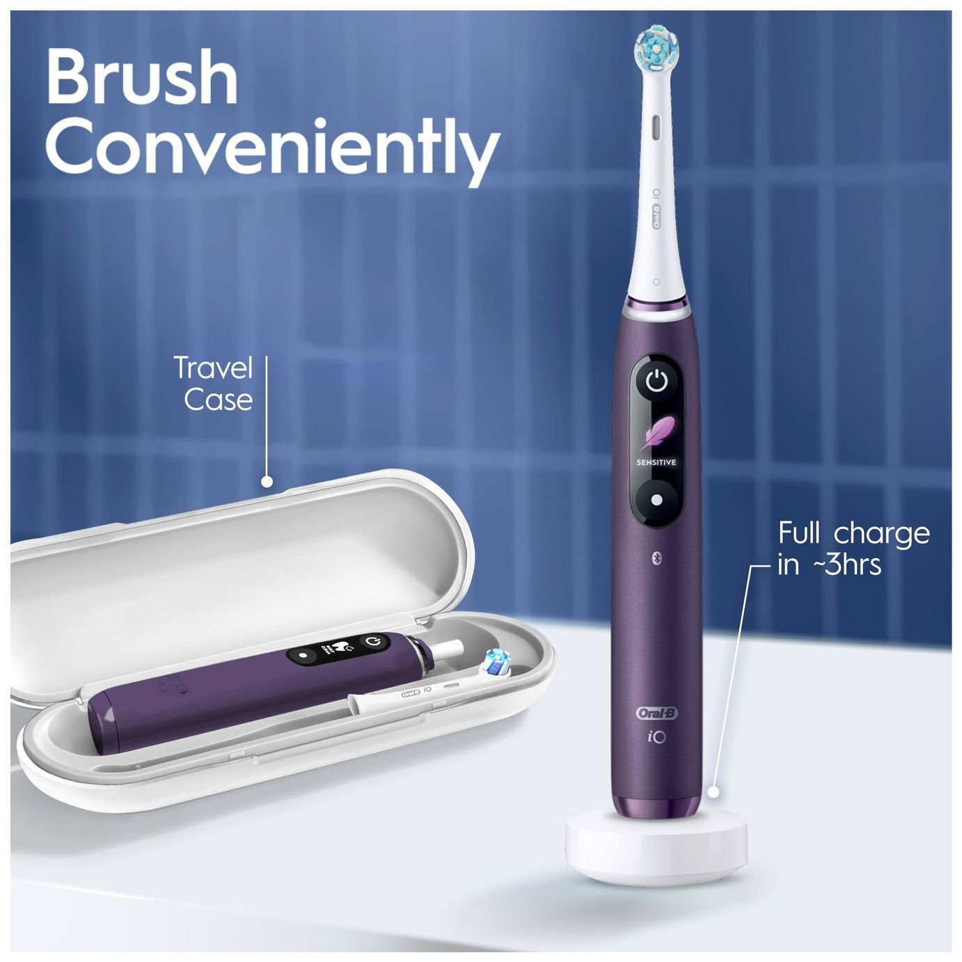 Buy Oral-B iO Series 8 Electric Toothbrush - Purple | Electric
