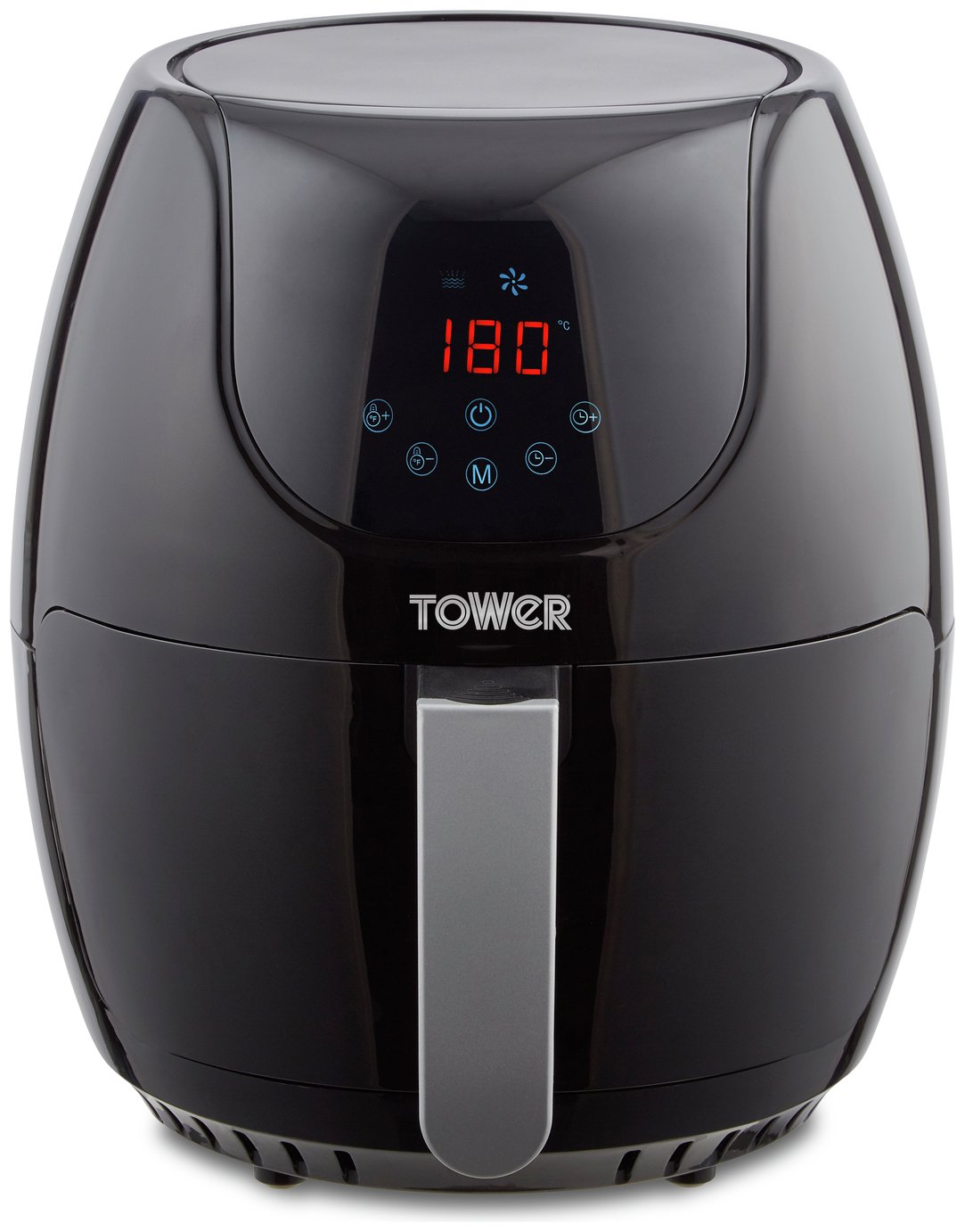 Tower T17067 4L Digital Air Fryer - Black